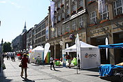 Am 6.7.2011 kann man die Bewerbung auf dem Marienplatz und in der Fußgängerzone begleiten (©Foto: Marikka-Laila Maisel)